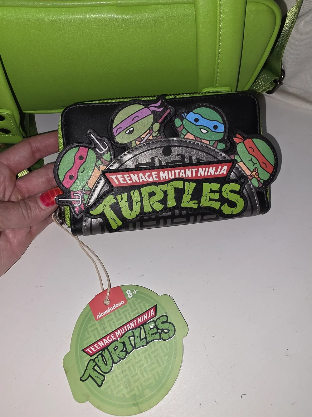 Loungefly Teenage Mutant Ninja Turtles Mini Backpack/Wallet Fangirl, fandom